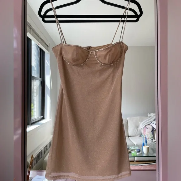 fairy dress mirror palais Club Exx Rhinestone Handkerchief Hem Fairy Fairycore Festival Dress